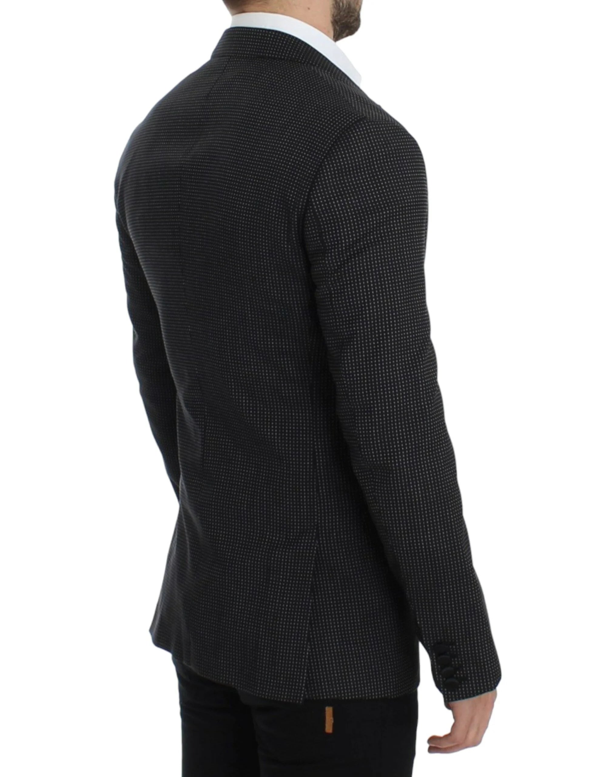 Dolce & Gabbana Black wool slim MARTINI blazer - Sport Jackets