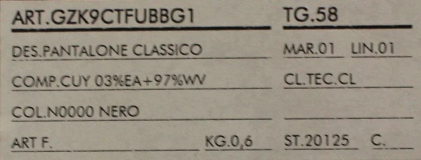 Dolce & Gabbana Black Wool Stretch Pleated Pants - IT58 | 3XL - Trousers