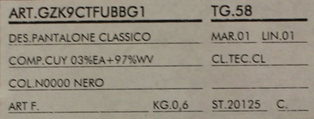 Dolce & Gabbana Black Wool Stretch Pleated Pants - IT58 | 3XL - Trousers