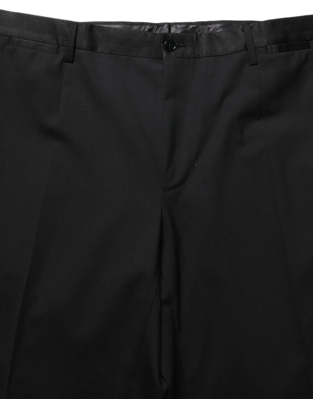 Dolce & Gabbana Black Wool Tapered Leg Dress Trouser Pants - IT54 | XL