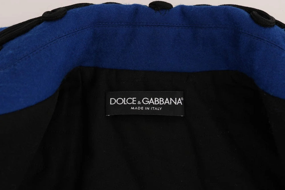 Dolce & Gabbana Black Wool Trench Jacket - IT40|S - Trench Coats