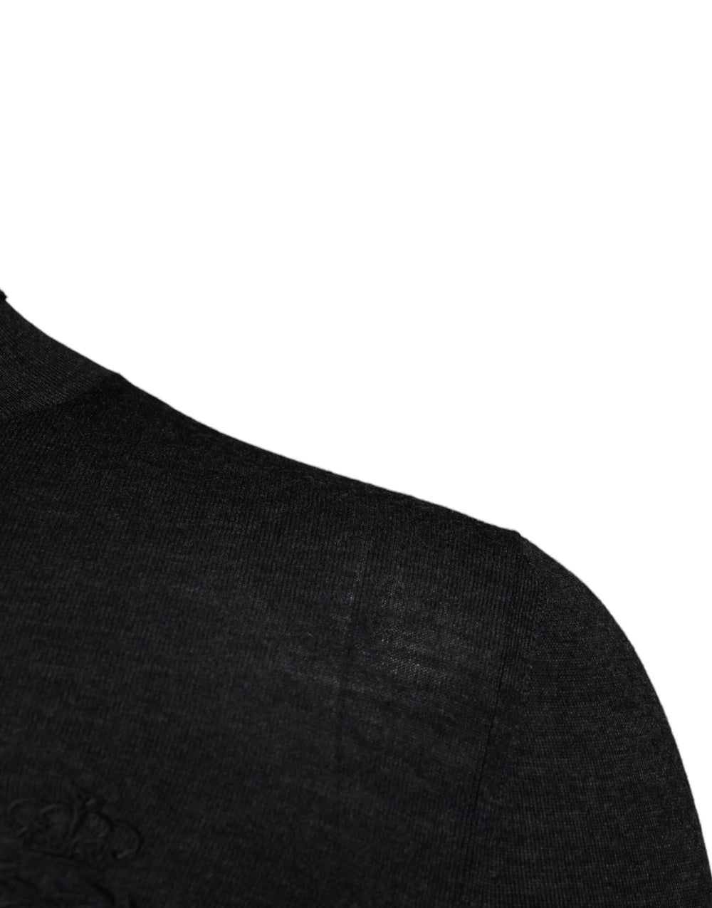 Dolce & Gabbana Black Wool Turtle Neck Men Pullover Sweater - IT52 | XL - Sweaters