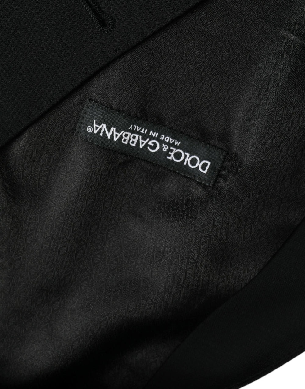 Dolce & Gabbana Black Wool Waistcoat Dress Formal Vest - IT50 | L - Vests