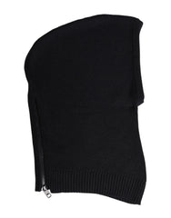 Dolce & Gabbana Black Wool Whole Head Wrap Balaclava Hat - Balaclavas
