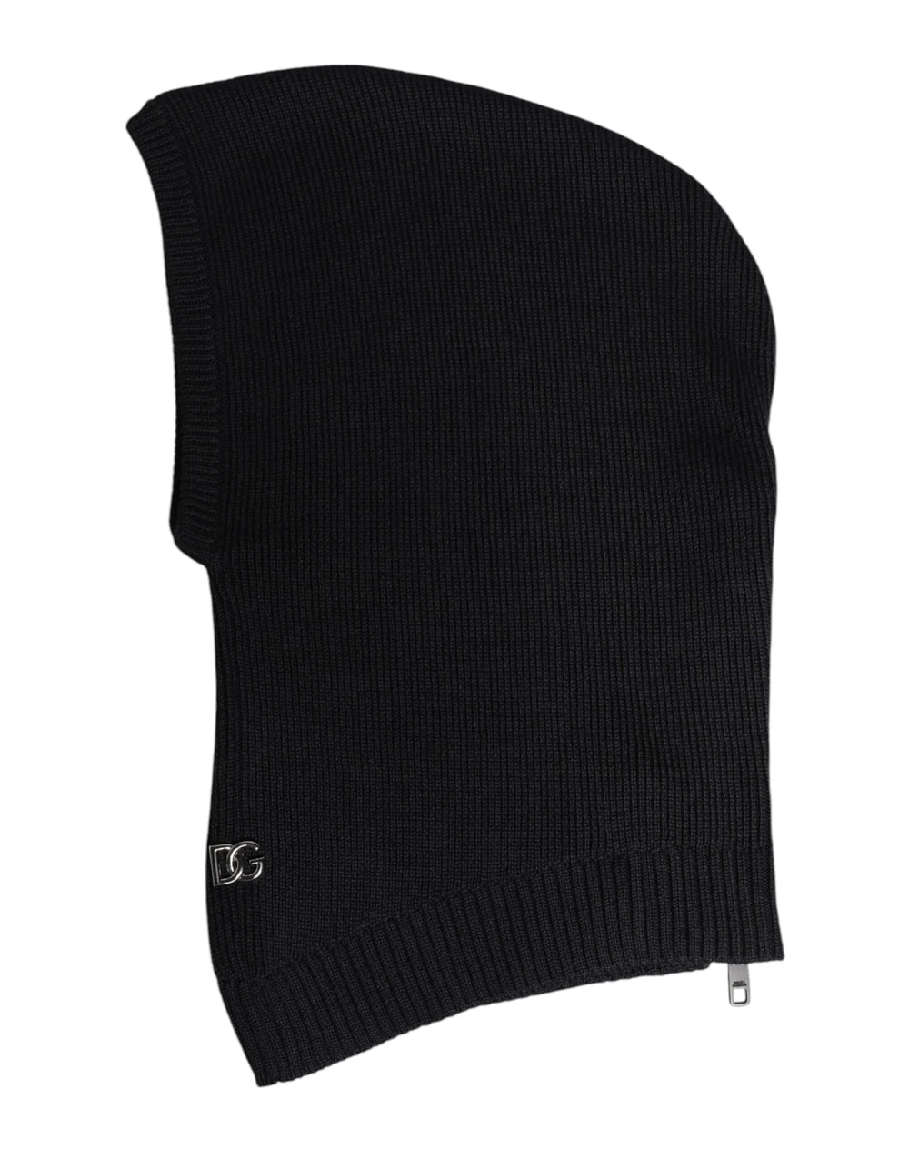 Dolce & Gabbana Black Wool Whole Head Wrap Balaclava Hat - Balaclavas