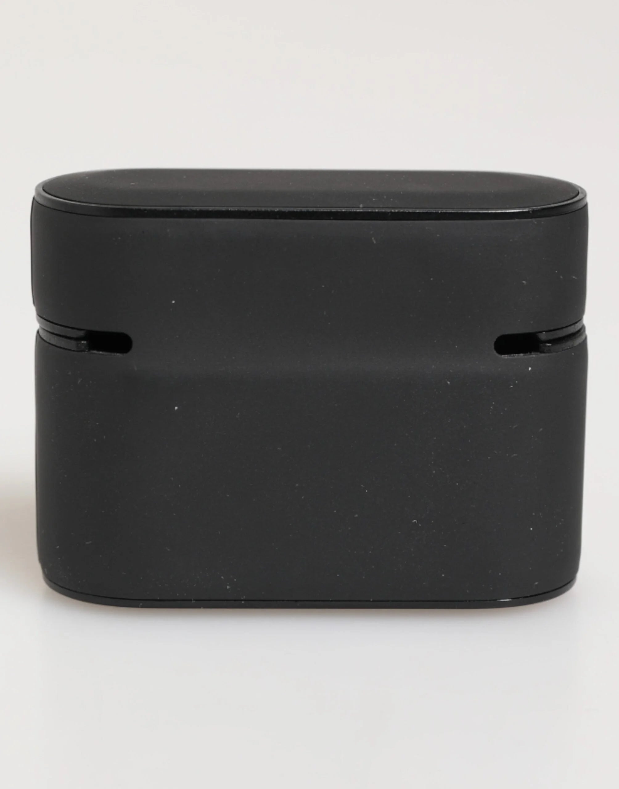 Dolce & Gabbana Black Yellow Rubber Logo Embossed Accessory Airpods Case - Headphone Carrying Cases