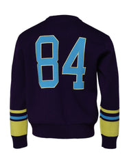 Dolce & Gabbana Blue 1984 Milano CrewNeck Sweatshirt Sweater - IT48 | M