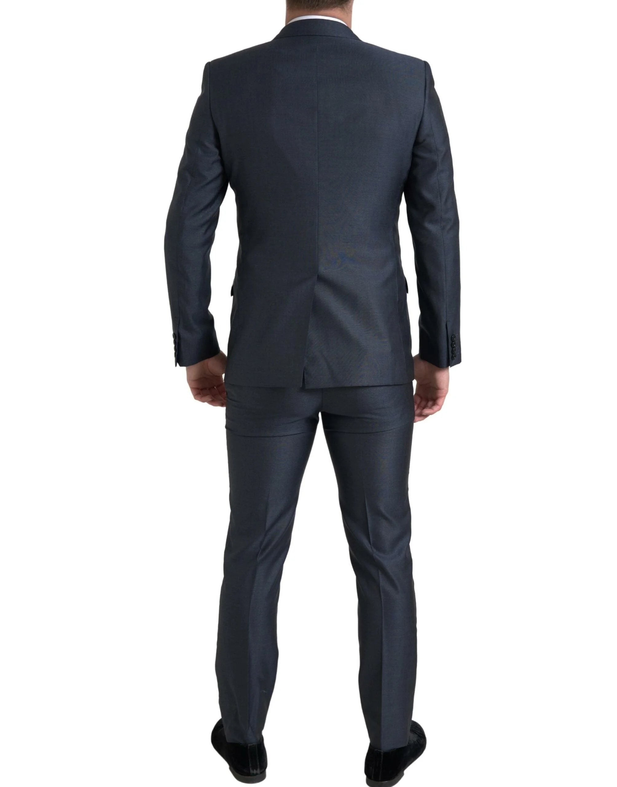 Dolce & Gabbana Blue 2 Piece Double Breasted MARTINI Suit - IT48 | M - Pant Suits