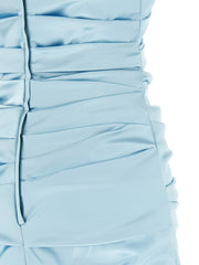 Dolce & Gabbana Blue Acetate Short Dress - IT44