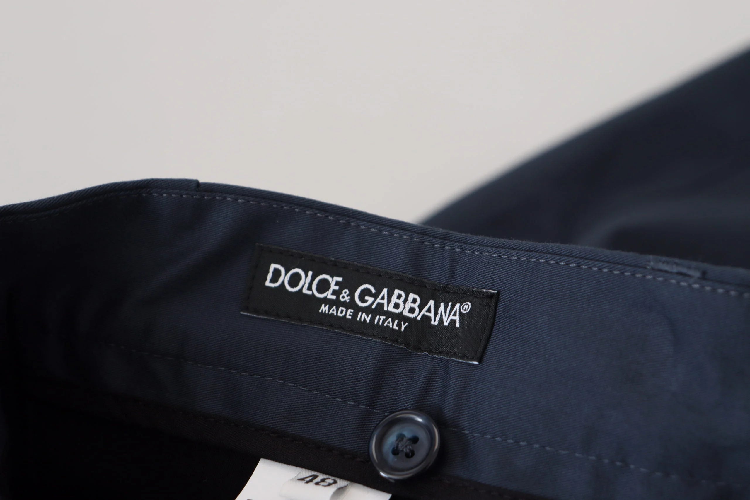 Dolce & Gabbana Blue Bermuda Low Waist Men Shorts - IT44 | XS - Bermudas