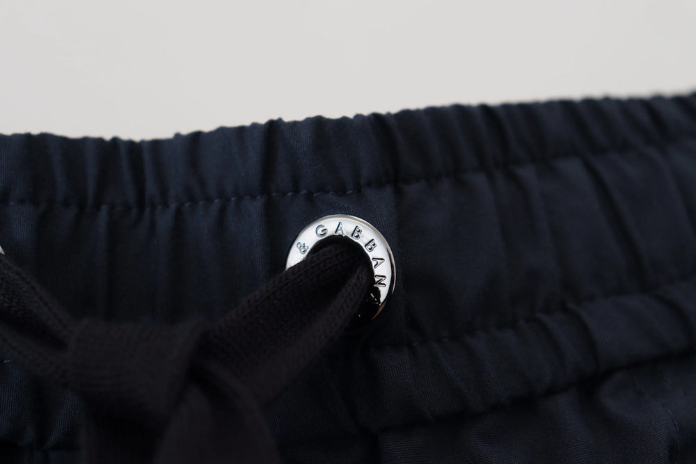 Dolce & Gabbana Blue Bermuda Mid Waist Casual Shorts - IT58 | XXL - Bermudas