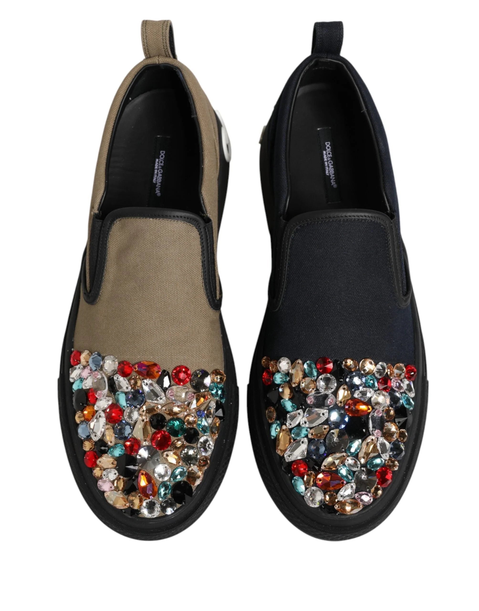 Dolce & Gabbana Μπλε Αθλητικά Παπούτσια για Άνδρες με Σχάρα και Διακοσμητικά - EU44/US11