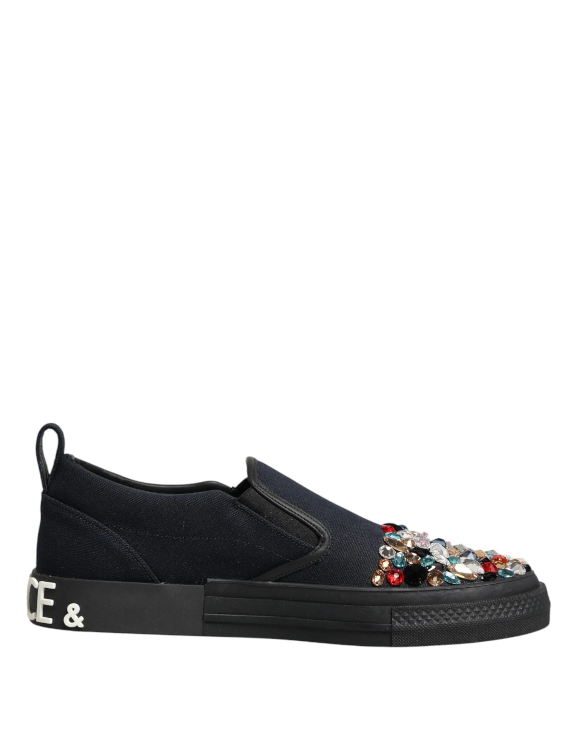 Dolce & Gabbana Μπλε Αθλητικά Παπούτσια για Άνδρες με Σχάρα και Διακοσμητικά - EU44/US11