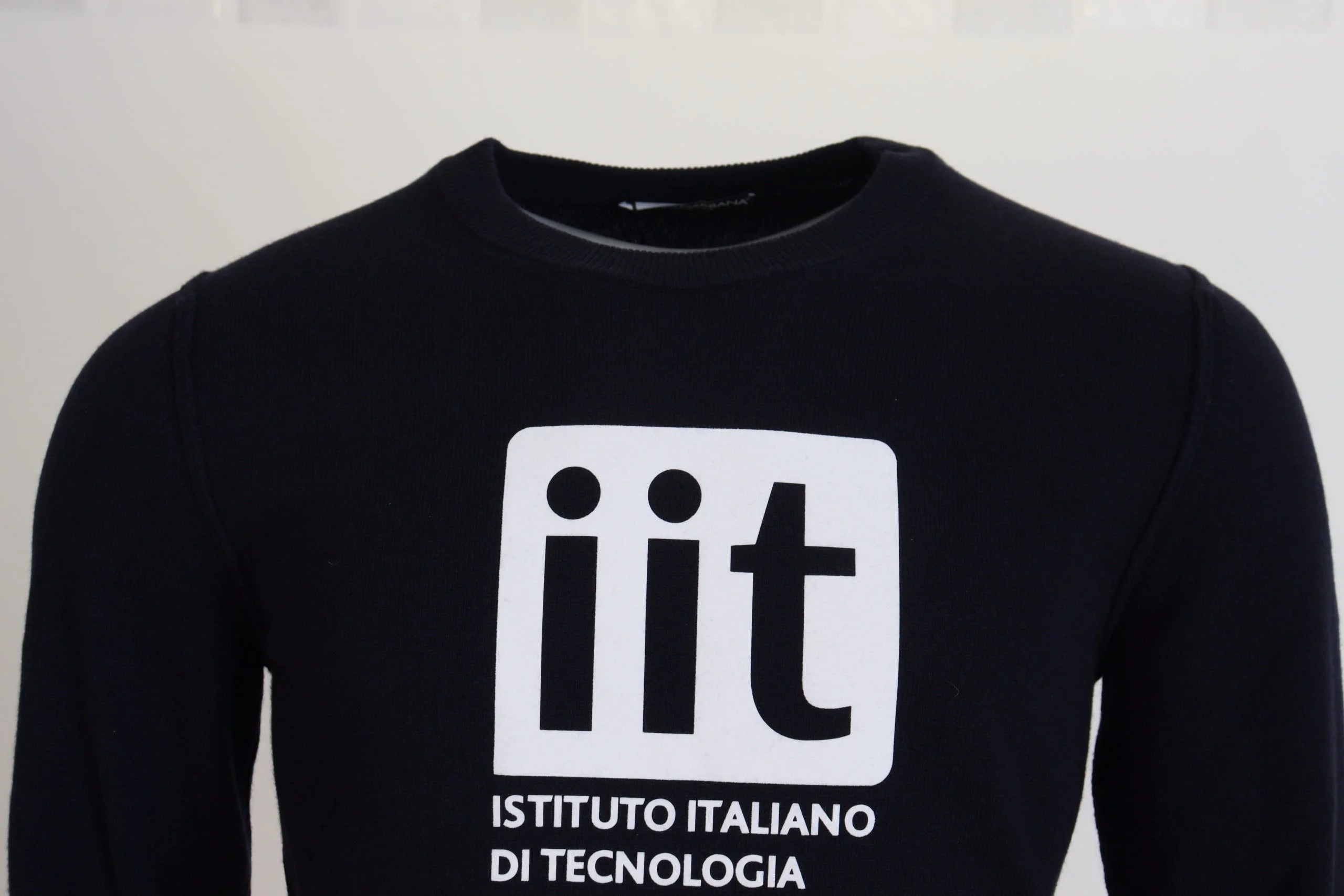 Dolce & Gabbana Blue Cashmere iit Print Pullover Sweater - Sweaters