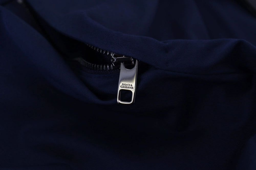 Dolce & Gabbana Blue Chinos Cotton Stretch Casual Shorts - Chino Shorts