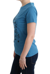 Dolce & Gabbana Blue Cotton 2017 Motive T-Shirt - IT44|L - T-Shirts