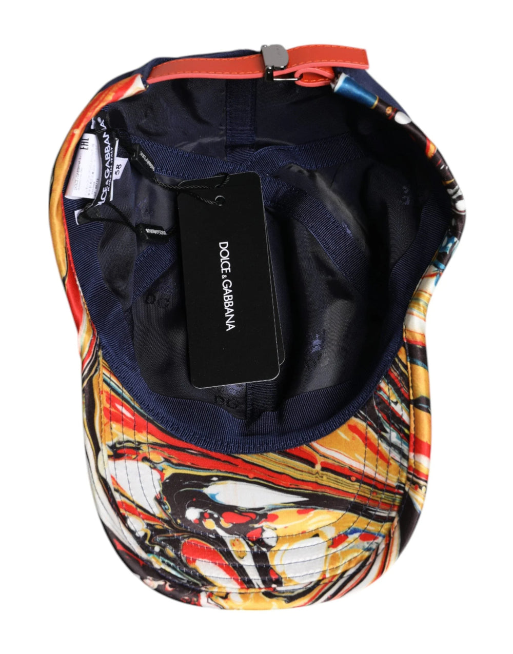 Dolce & Gabbana Blue Cotton 6 Panels Baseball Cap - 58 cm|M - Baseball Caps