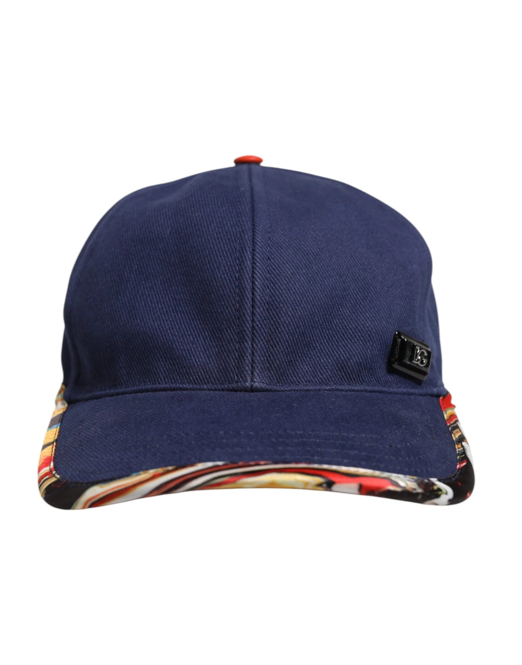 Dolce & Gabbana Blue Cotton 6 Panels Baseball Cap - 58 cm|M - Baseball Caps