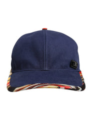 Dolce & Gabbana Blue Cotton 6 Panels Baseball Cap - 58 cm|M - Baseball Caps