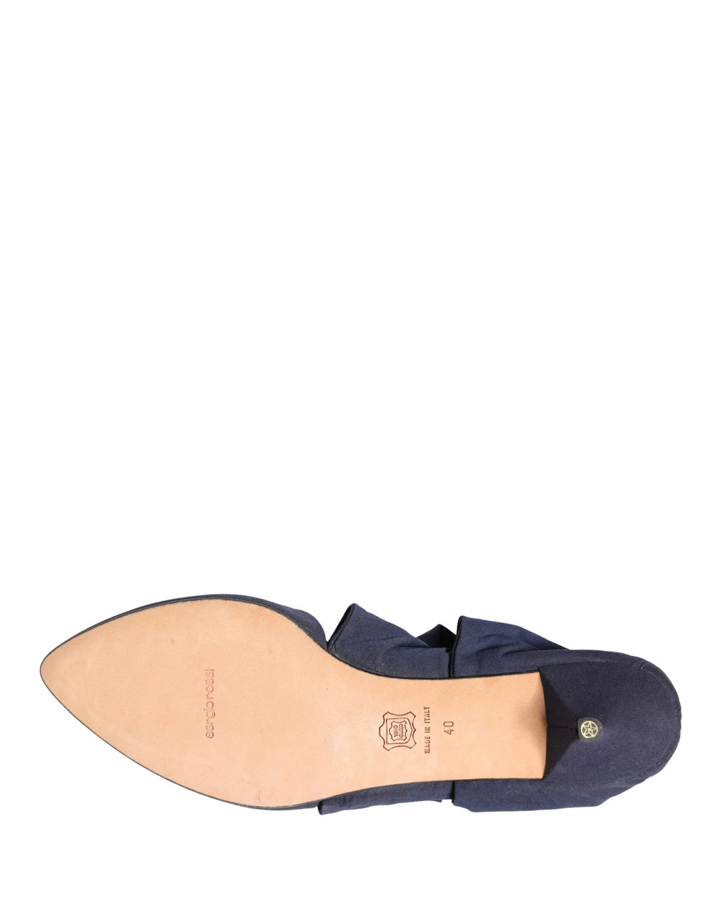 Dolce & Gabbana Cizme scurte din bumbac albastru - EU40/US9.5