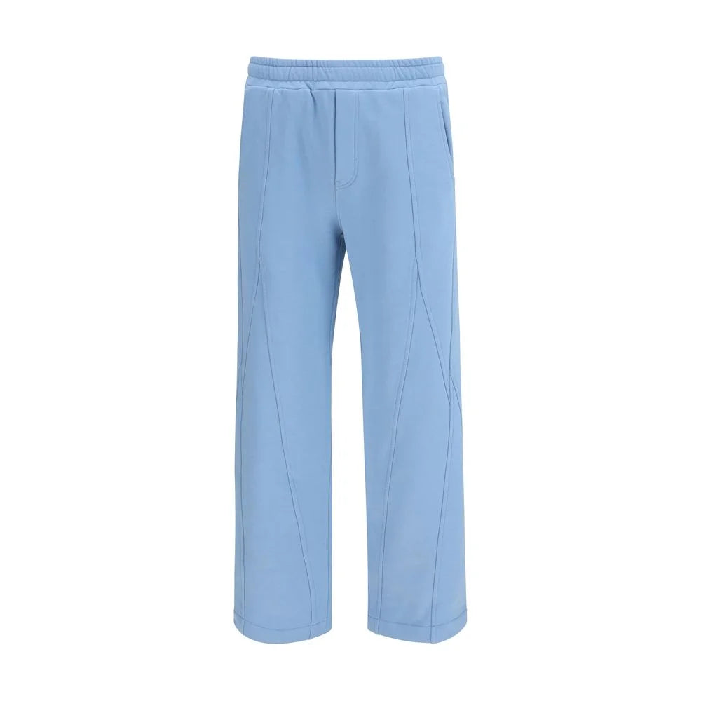 Dolce & Gabbana Blue Cotton Casual Pants - IT46 | S