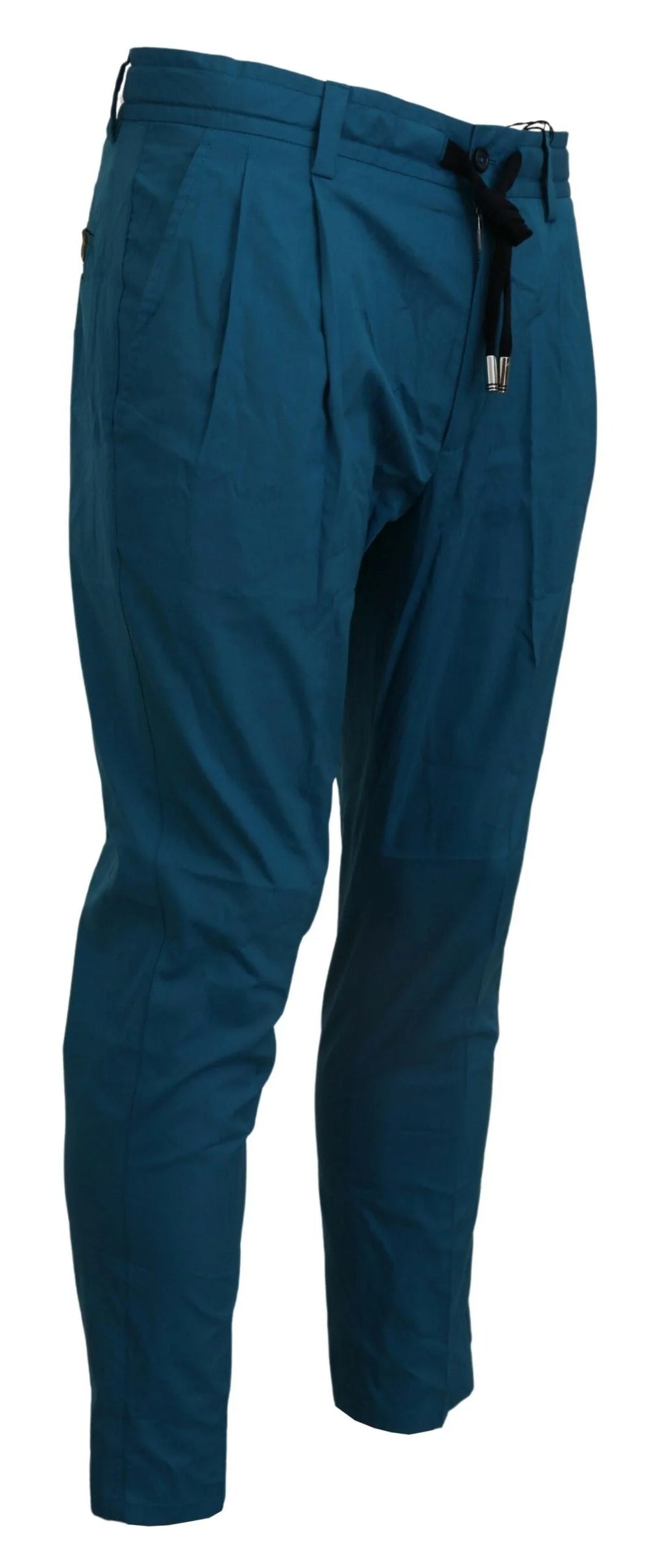 Dolce & Gabbana Blue Cotton Chinos Trousers Pants - Chinos