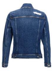 Dolce & Gabbana Blue Cotton Denim Jacket - 48 | M