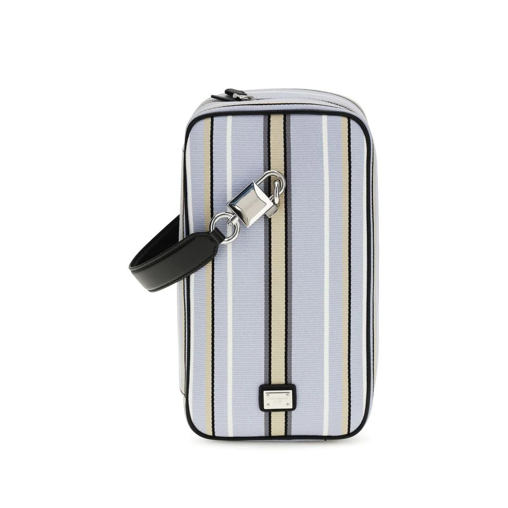 Dolce & Gabbana Bolso de algodón azul