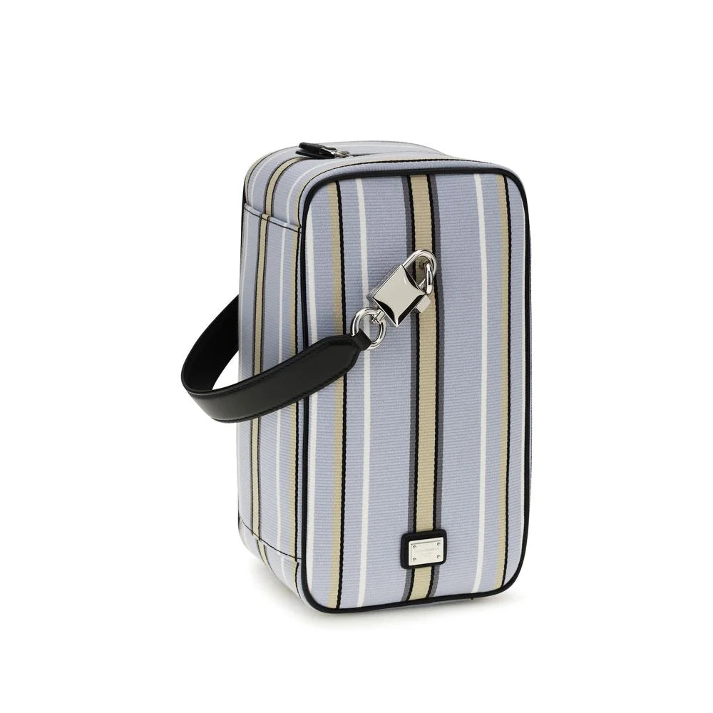 Dolce & Gabbana Bolso de algodón azul