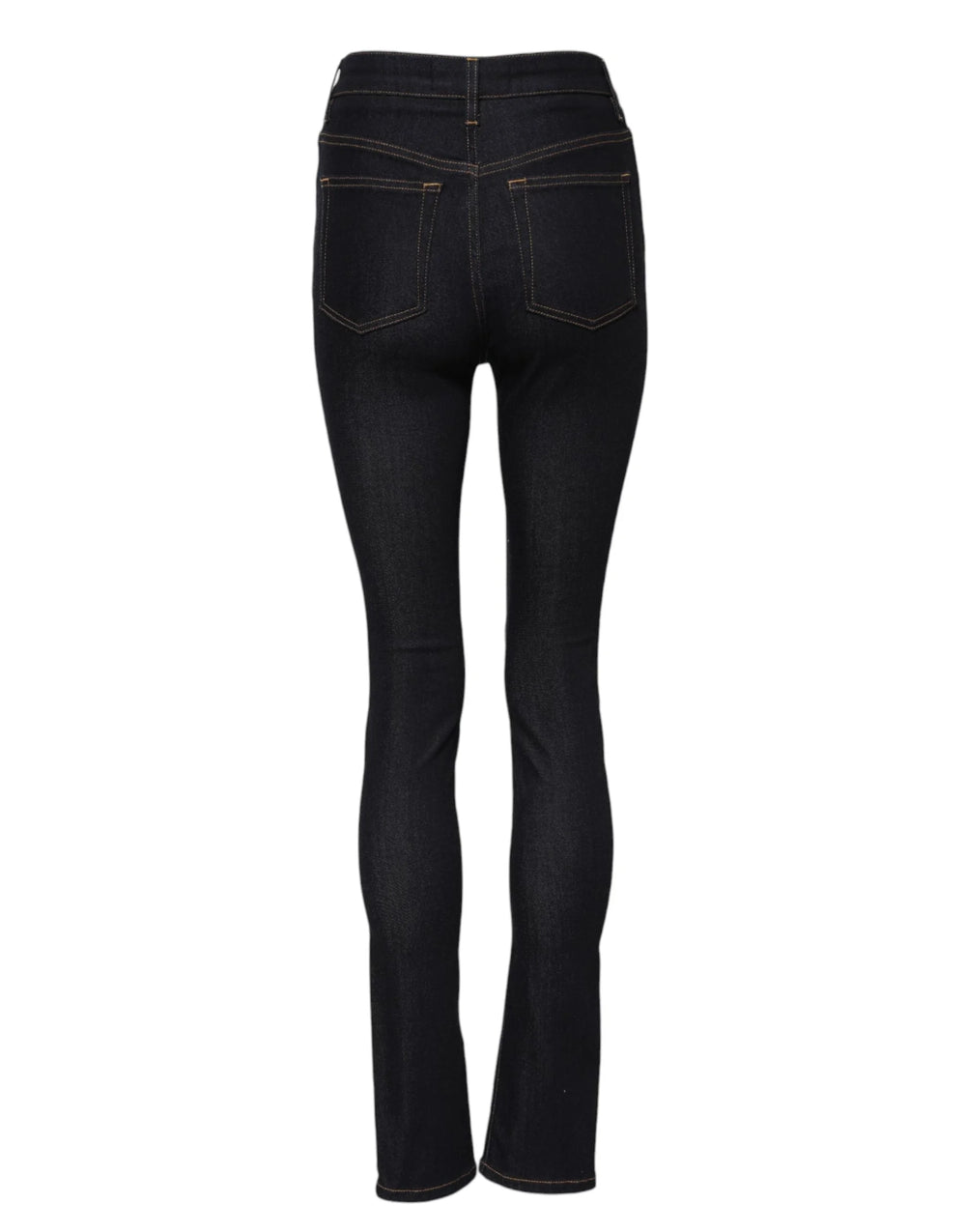 Dolce & Gabbana Blue Cotton High Waist Skinny Denim Jeans - IT36|XXS - Jeans
