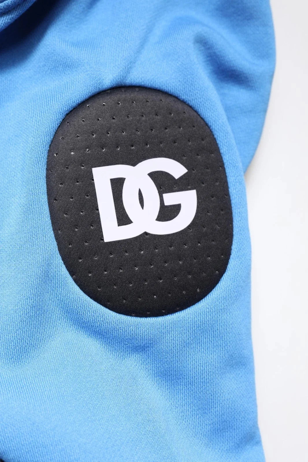 Dolce & Gabbana Blue Cotton Hooded Men Sportswear One Size Vest - One Size - Hoodies