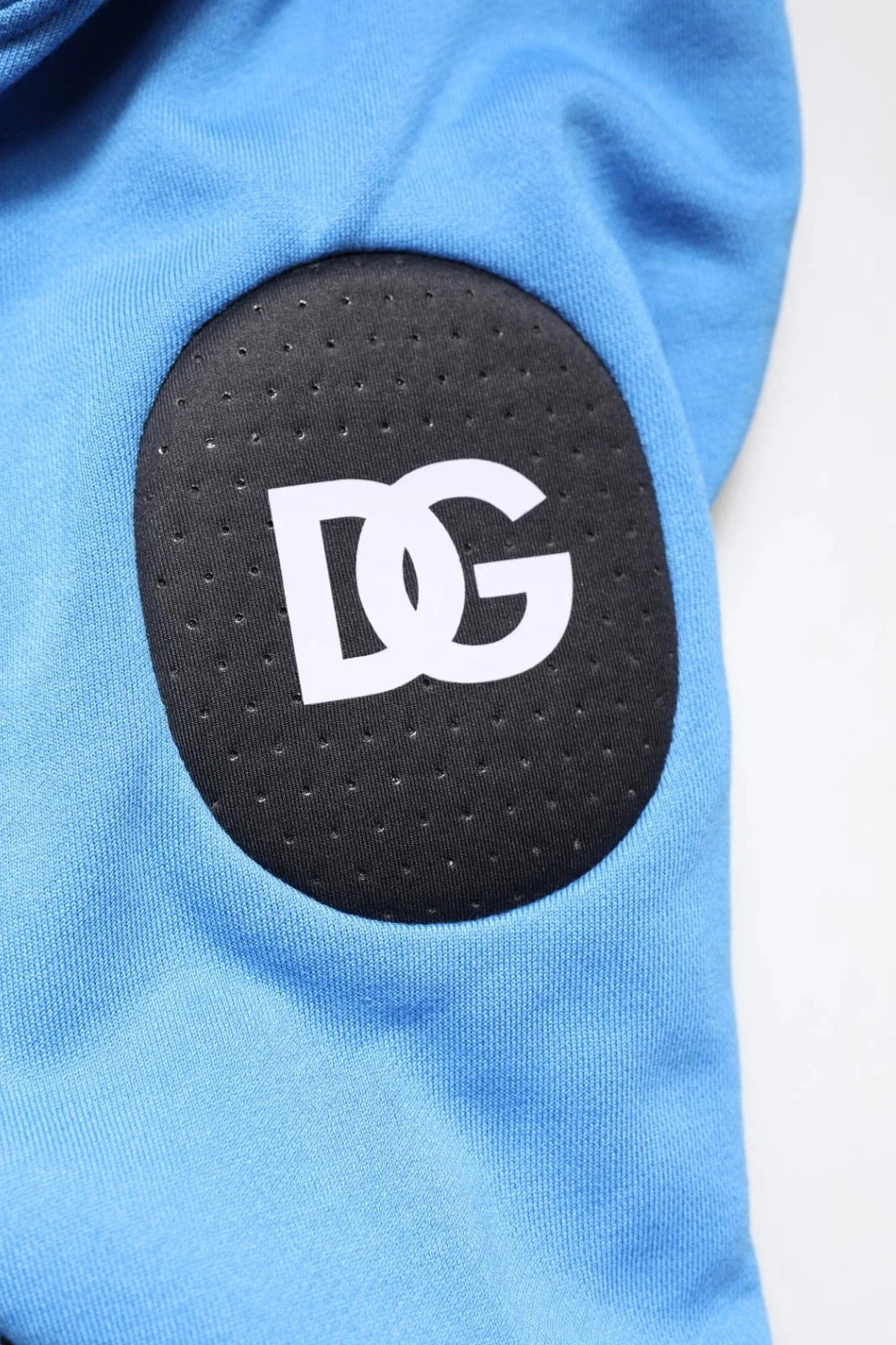 Dolce & Gabbana Blue Cotton Hooded Men Sportswear One Size Vest - One Size - Hoodies