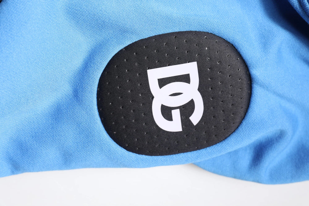 Dolce & Gabbana Blue Cotton Hooded Men Sportswear Vest Sweater - Hoodies