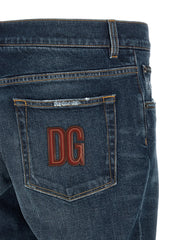 Dolce & Gabbana Blue Cotton Jeans Denim