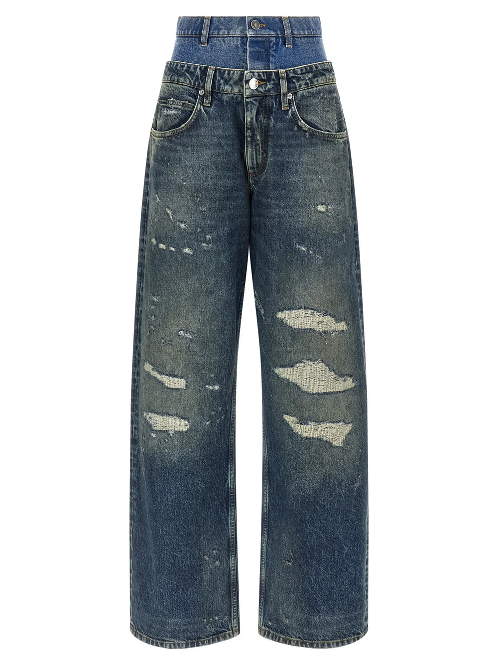 Dolce & Gabbana Μπλε Βαμβακερό Τζιν Denim