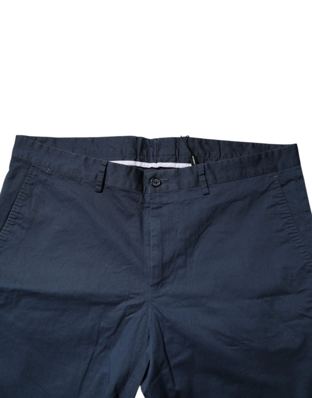 Dolce & Gabbana Blue Cotton Mid Waist Men Bermuda Shorts - IT54 | XL - Bermudas