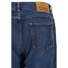 Jean droit en coton bleu Dolce & Gabbana