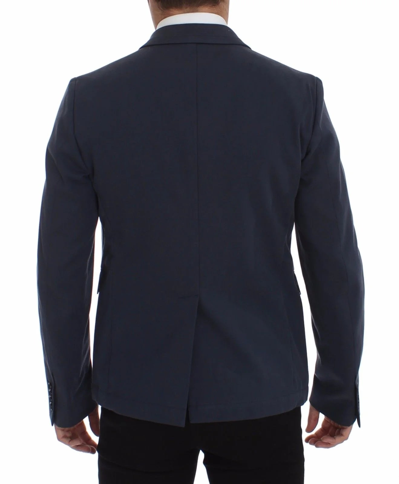 Dolce & Gabbana Blue Cotton Stretch Casual Blazer - IT48 | M - Sport Jackets