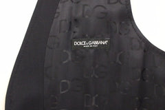 Dolce & Gabbana Blue Cotton Stretch Dress Vest Blazer - IT48 | M - Vests
