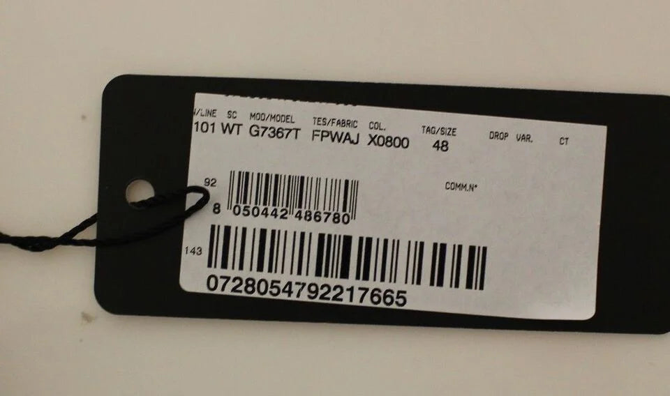 Dolce & Gabbana Blue Cotton Stretch Dress Vest Blazer - IT48 | M - Vests