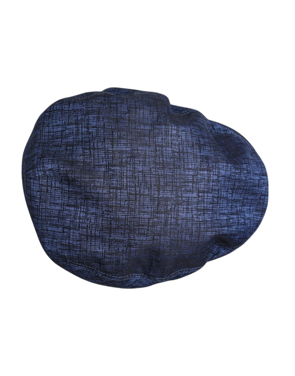 Dolce & Gabbana Blue Cotton Stretch Newsboy Hat - 58 cm|M - Flat Caps