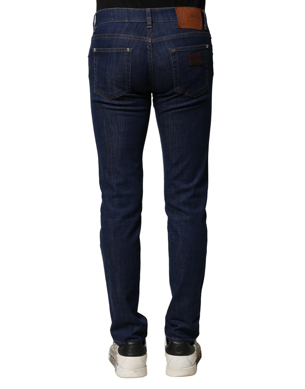 Dolce & Gabbana Blue Cotton Stretch Skinny Men Denim Jeans - IT46 | S - Jeans