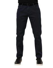 Dolce & Gabbana Blue Cotton Tapered Denim Jeans - IT58 | XXL