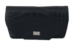 Dolce & Gabbana Blue Crocodile Eyewear Sunglasses Case Cover Pouch - Eyewear Cases & Holders