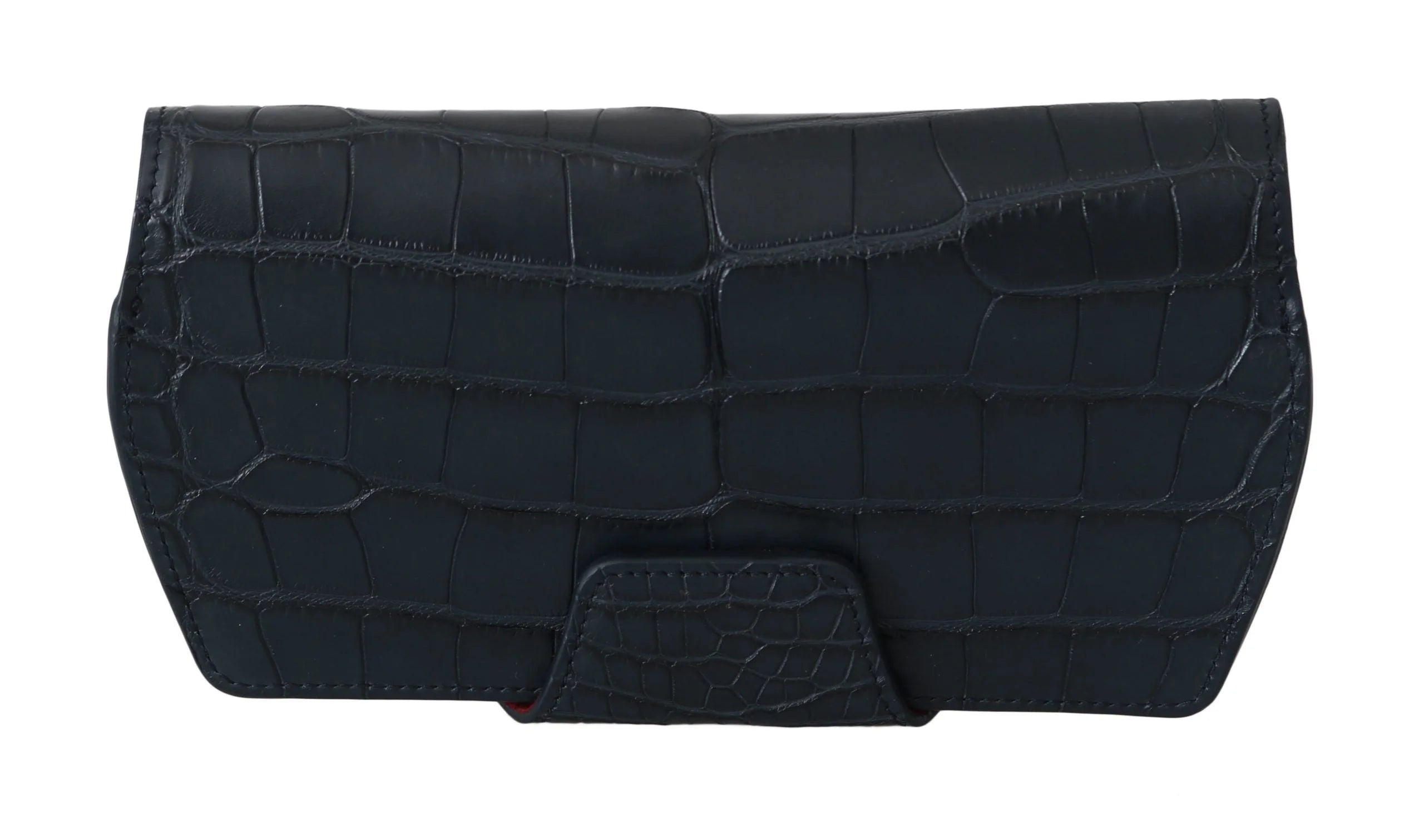 Dolce & Gabbana Blue Crocodile Eyewear Sunglasses Case Cover Pouch - Eyewear Cases & Holders