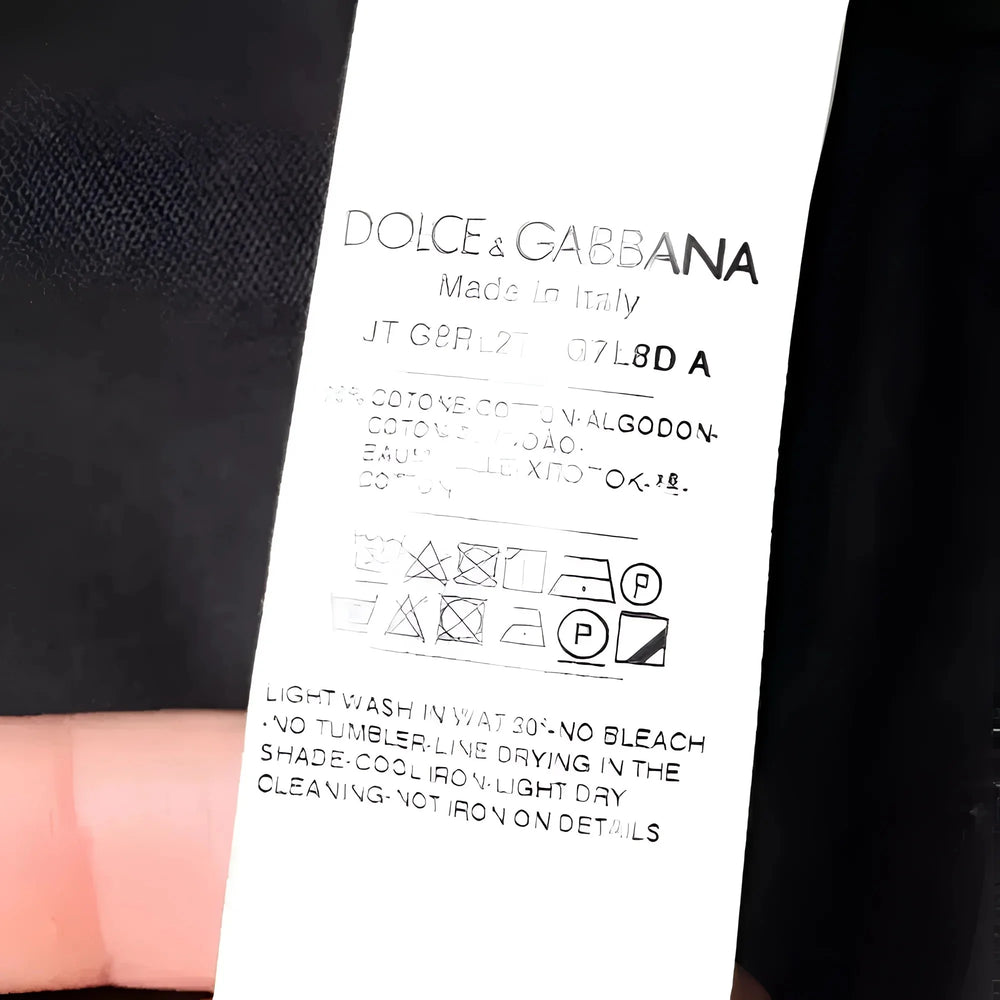 Dolce & Gabbana Blue Crown Crew Neck Short Sleeves T-shirt - IT44 | XS - T-Shirts