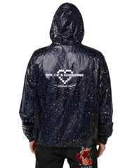 Dolce & Gabbana Blue D&G Game Hooded Men Sweatshirt Sweater - IT50 | L - Hoodies