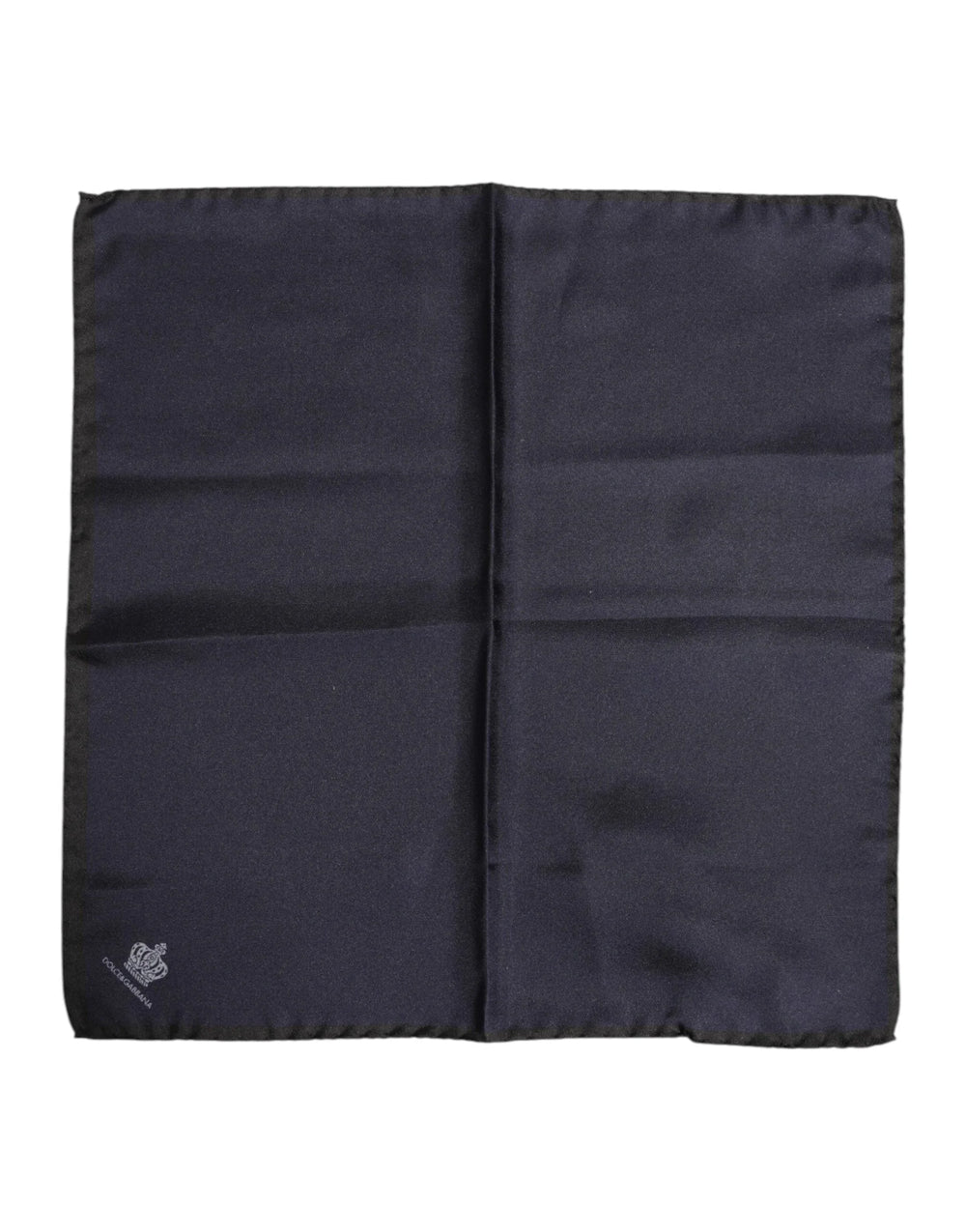 Dolce & Gabbana Blue DG Crown Silk Square Men Foulard Scarf - Scarves & Shawls
