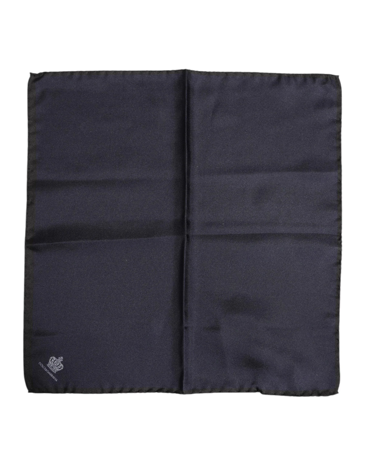 Dolce & Gabbana Blue DG Crown Silk Square Men Foulard Scarf - Scarves & Shawls