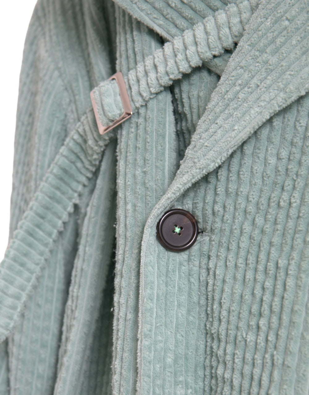 Dolce & Gabbana Blue Double Breasted Corduroy Cotton Jacket - IT52 | XL - Trench Coats